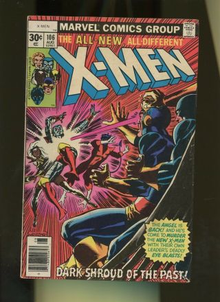 X - Men 106 Vg 3.  5 1 Book Marvel Mutants Wolverine 1st Entity 1977 Firelord