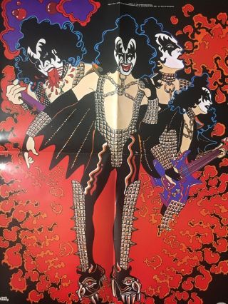 KISS Gene Simmons Lp Poster Inner Sleeve Astor Records 4