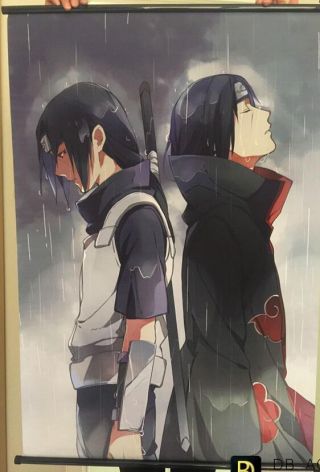 Japan Anime Poster Naruto Uchiha Itachi Wall Scroll Painting 30 45cm