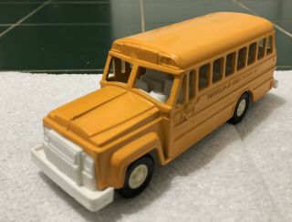 1970’s Tootsietoy Township Jr School Bus Metal 5 Inches Toy