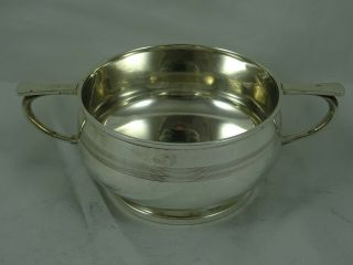 Mappin & Webb,  Art Deco Silver Sugar Bowl,  1942,  176gm