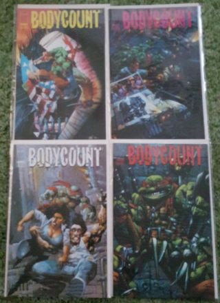 Bodycount 1 - 4 Image Comics Complete Series Teenage Mutant Ninja Turtles