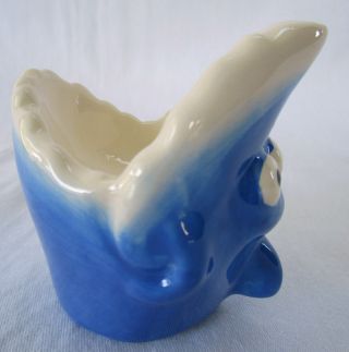Egg Cup - Glossy Polyresin Open Mouthed Shark Great For Collectors & The Kids