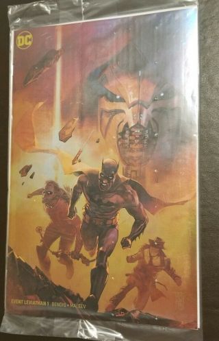 DC EVENT LEVIATHAN 1 2019 GOLD FOIL VARIANT BENDIS MALEEV In Hand 2