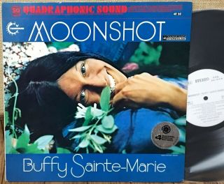 Buffy Sainte - Marie - Moonshot Japan Promo 4ch Quadraphonic Sq Lp 4r - 20