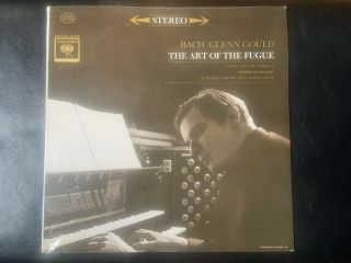 Glenn Gould Lp Bach Art Of The Fugue Orig Columbia Ms 6338 Rare