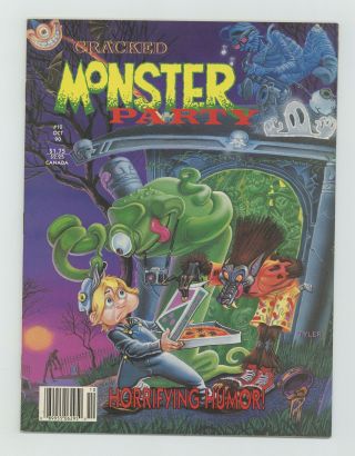 Cracked Monster Party 10 1989 Vf 8.  0