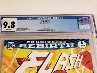 Flash 1,  Rebirth,  CGC 9.  8 (D.  C.  2016) 2