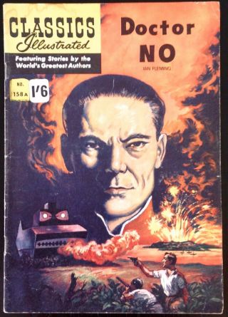 Classics Illustrated 158a Dr No Uk / Australian Edition James Bond 60s