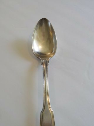 19th C.  Chinese Sterling Silver Serving Spoon,  75 grams 3