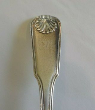 19th C.  Chinese Sterling Silver Serving Spoon,  75 grams 4