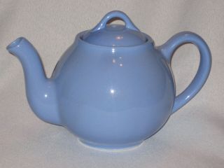 Lipton Tea Teapot Vintage Periwinkle Blue Made In U.  S.  A 1950s