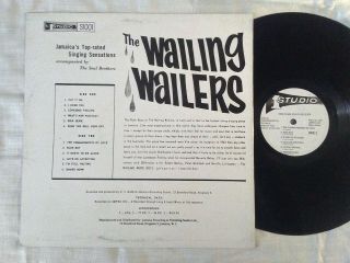 WAILING WAILERS  STUDIO ONE JA Ska Rocksteady Soul Reggae LP/Vinyl - Bob Marley 2
