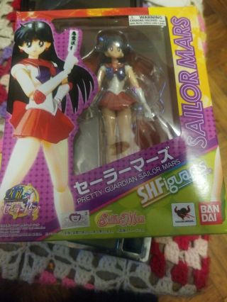 Bandai S.  H.  Figuarts Pretty Guardian Sailor Moon Sailor Mars Action Figure