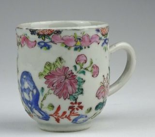 Unusual Antique 18thC Chinese Qing Yongzheng Qianlong Famille Rose TeaCup/Bowl. 2