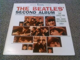 THE BEATLES - SECOND ALBUM LP EX (,) U.  S CAPITOL STEREO ST 2080 70s ISSUE 4