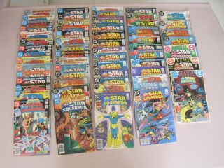 Dc All Star Squadron 1 - 67,  Annuals 1 - 3 Missing 17 31 34 38 42 56 63 64 66 P2