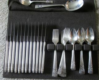 Oneida Community Silverplate Coronation Grille Set - 54 Pc - Service For 12