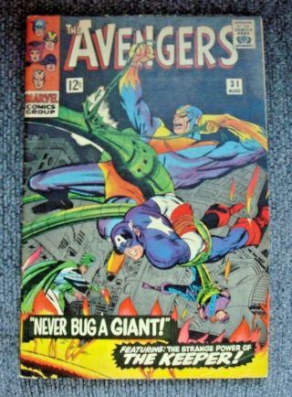 1966 Marvel Comics The Avengers 31 The Strange Power Of The Keeper