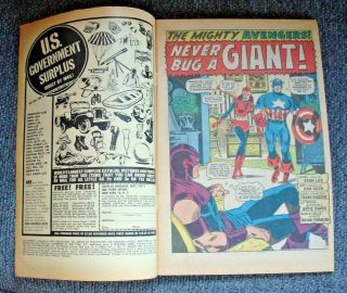 1966 Marvel Comics The Avengers 31 The Strange Power of The Keeper 3