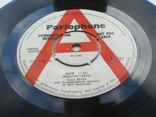 Cilla Black 1966 Parlophone 45 Alfie Demo Record Not Alfie