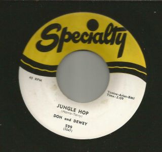 Rockabilly R&b - Don And Dewey - Jungle Hop - Hear - 1957 Specialty