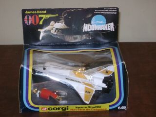 1979 Corgi James Bond 007 Moonraker Space Shuttle 649