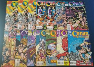Conan Classic Comic Book Complete Set With Extra Issues 1 - 11 Marvel 1994 Vf/nm