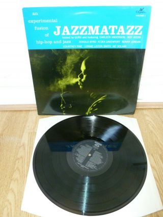 Jazzmatazz Volume 1 Guru Hip Hop Jazz Fusion Various Artists 12 " Courtney Pine