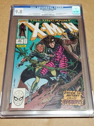The Uncanny X - Men 266 Cgc 9.  8 1990 Marvel 1st Ful Appearance Of Gambit Mystique