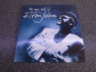Elton John - The Very Best Of Double Lp Vinyl Record 1990 1st Pressing