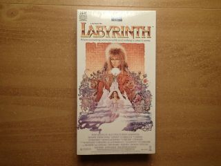 Labyrinth 1986 - Vhs Tape - David Bowie - Brand - Jim Henson
