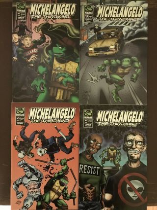 Michelangelo The Third Kind 1 - 4,  Comic,  Teenage Mutant Ninja Turtles,  Mirage