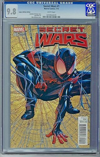 Secret Wars 1 Legacy Editions Variant Cover Cgc 9.  8 Marvel 2015