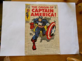 Captain America 109 (jan.  1969.  Marvel Comics) Stan Lee/jack Kirby