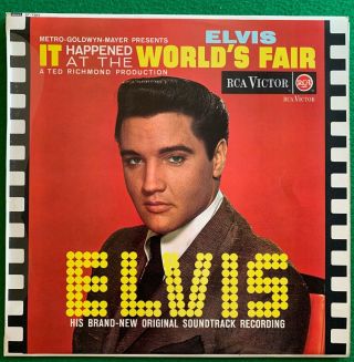 Elvis Presley/it Happened At The Worlds Fair Lp Living Stereo 1963 Nm Wow