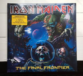 Iron Maiden - The Final Frontier Rare 2010 2x Pic Disc Vinyl Lp Ac/dc Metal