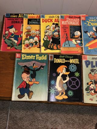 16 - Dell Comics Disney ' s Duck Scrooge Rascals Fudd Pluto Tip Top (1957 - 1960) 1 2