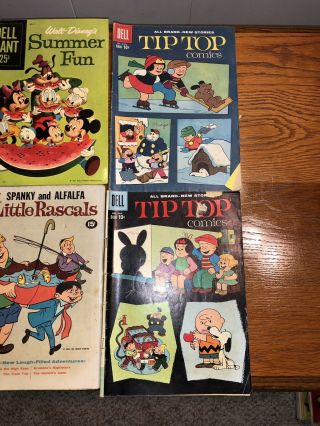 16 - Dell Comics Disney ' s Duck Scrooge Rascals Fudd Pluto Tip Top (1957 - 1960) 1 7