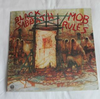 Black Sabbath - Mob Rules.  (european,  1981,  Vertigo,  6302 119)