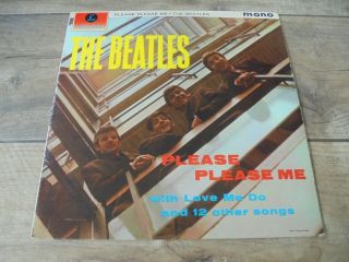 The Beatles - Please Please Me 1963 Uk Lp Parlophone Mono B&y 5th