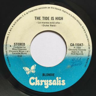 Blondie - The Tide Is High Rare El Salvador Press
