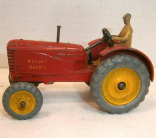 Vintage 1948 - 1953 Dinky No.  27a - G Massey - Harris Farm Tractor - Exc
