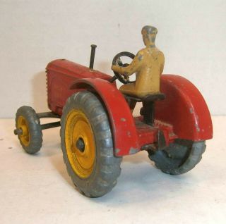 Vintage 1948 - 1953 Dinky No.  27a - G Massey - Harris Farm Tractor - exc 4