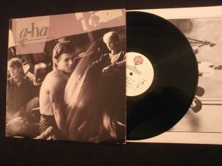 A - Ha - Hunting High And Low - 1985 Vinyl 12  Lp.  / Vg,  / Pop Rock Aor