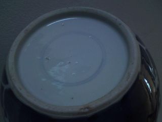 19thc antique Chinese blue & white porcelain prunus ginger jar medium size 4
