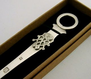 Quality Scottish Sterling Silver Arts & Crafts Hand Made Letter Opener Mull