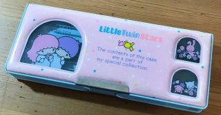 Vintage 1976 Sanrio Little Twin Stars Pencil Case Kiki & Lala’s Special Box
