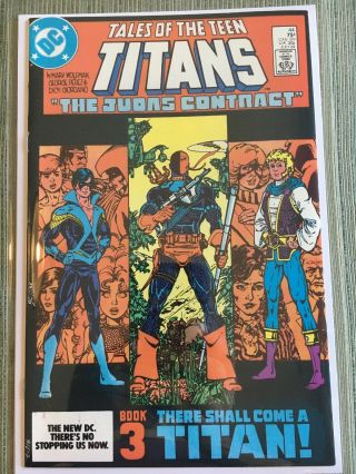 Tales Of The Teen Titans Comic Book 44 Dc 1st Nightwing 1984 Near,  Unread
