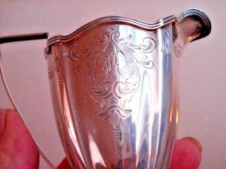 Ornate Gorham sterling silver Creamer & Sugar Bowl 1910 11 220 grams Rare find 3